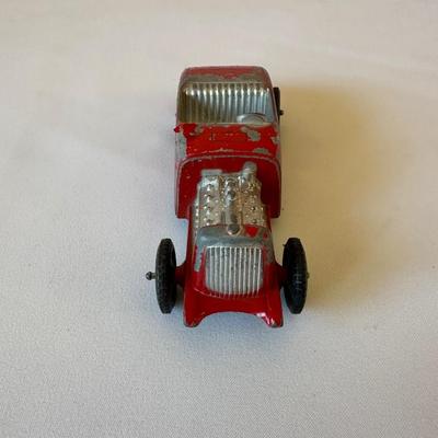 MIDGETOY METAL PLANE AND METAL TOY HOT ROD