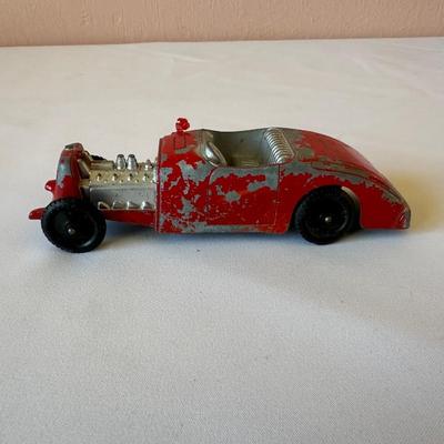 MIDGETOY METAL PLANE AND METAL TOY HOT ROD