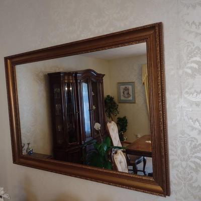 Large Framed Formal Wall Mirror