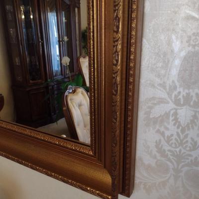 Large Framed Formal Wall Mirror