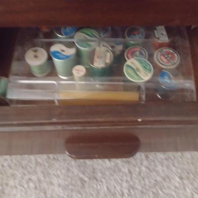 Vintage Art Deco Sewing Storage Box (No Contents)