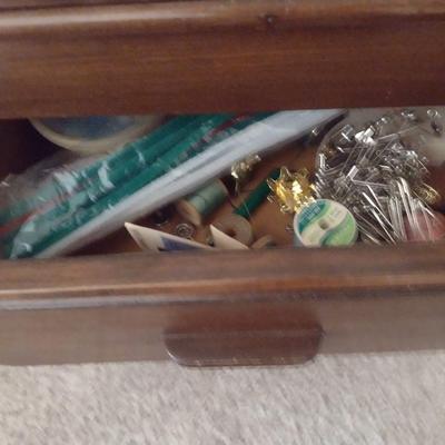 Vintage Art Deco Sewing Storage Box (No Contents)