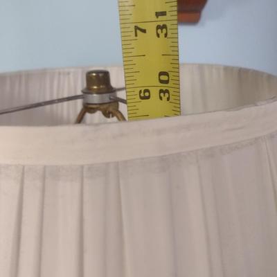 Crystal Glass Post Table Lamp