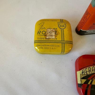 A GREAT SELECTION OF OLD TINS (1)