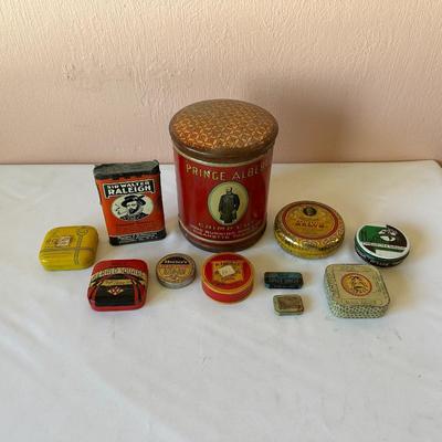 A GREAT SELECTION OF OLD TINS (1)