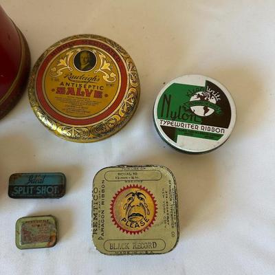 A GREAT SELECTION OF OLD TINS (1)