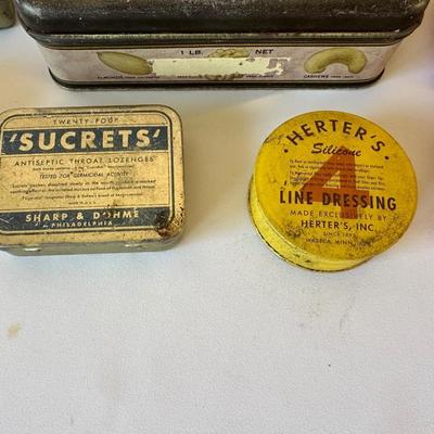 A GREAT SELECTION OF OLD TINS (4)