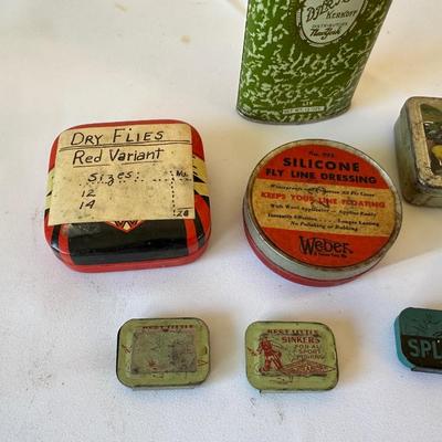 THE LAST LOT OF GREAT VINTAGE TINS