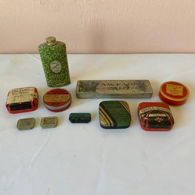 THE LAST LOT OF GREAT VINTAGE TINS