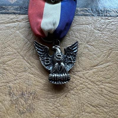 EAGLE SCOUT AWARD WITH A LETTER OF RECOGNITION FROM WAYNE N. ASPINALL, CONGRESS OF THE UNITED STATES, HOUSE OF REP.