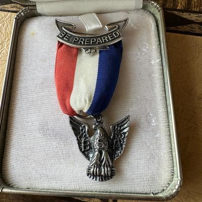 EAGLE SCOUT AWARD WITH A LETTER OF RECOGNITION FROM WAYNE N. ASPINALL, CONGRESS OF THE UNITED STATES, HOUSE OF REP.