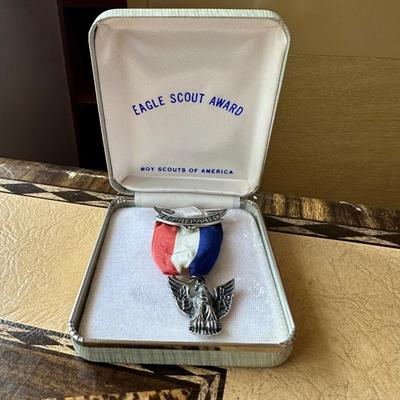 EAGLE SCOUT AWARD WITH A LETTER OF RECOGNITION FROM WAYNE N. ASPINALL, CONGRESS OF THE UNITED STATES, HOUSE OF REP.