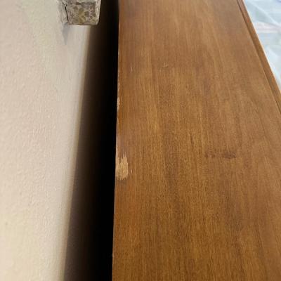 QUEEN SIZE BED WITH A SLIDING BOOKSHELF HEADBOARD