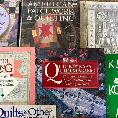 BOOKS ON QUILTING AND NEEDLEPOINT