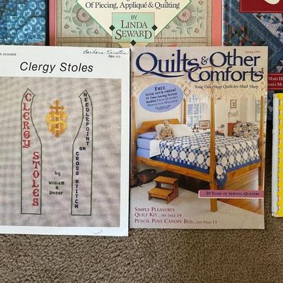 BOOKS ON QUILTING AND NEEDLEPOINT