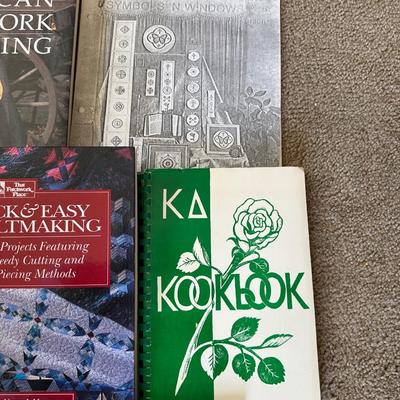 BOOKS ON QUILTING AND NEEDLEPOINT