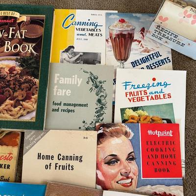 COOK BOOKS AND RECIPE PAMPHLETS