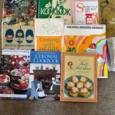 COOK BOOKS AND RECIPE PAMPHLETS