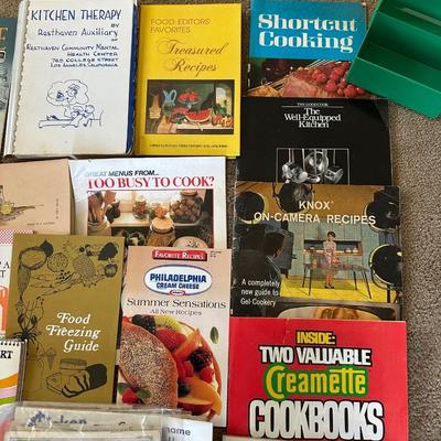 COOK BOOKS AND RECIPE PAMPHLETS