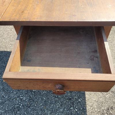 Wooden Drop Leaf Table (G-EL)