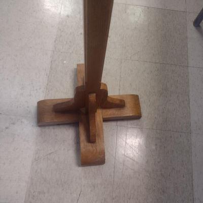 Vintage Solid Oak Coat Stand
