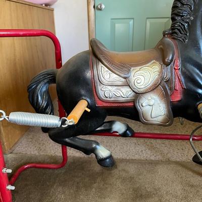 VINTAGE CHILD'S ROCKING HORSE