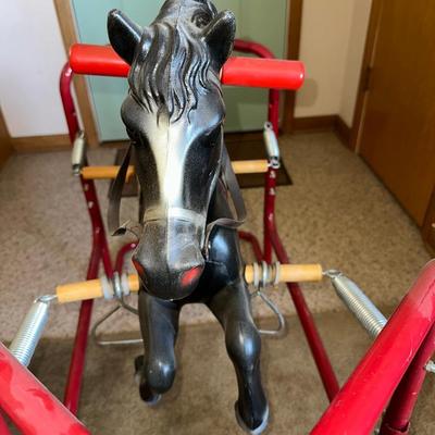 VINTAGE CHILD'S ROCKING HORSE