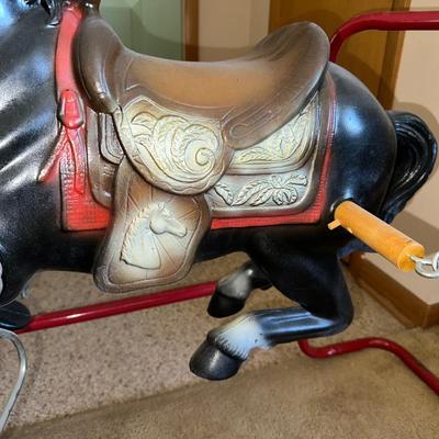 VINTAGE CHILD'S ROCKING HORSE