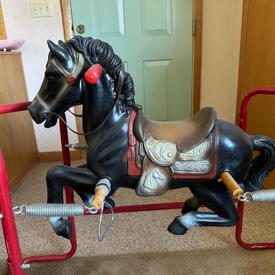 VINTAGE CHILD'S ROCKING HORSE