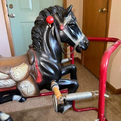 VINTAGE CHILD'S ROCKING HORSE