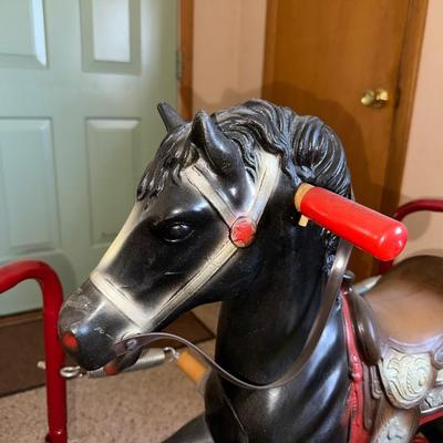 VINTAGE CHILD'S ROCKING HORSE