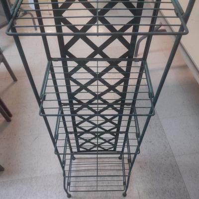 Metal Multi-Shelf Folding Plant Stand