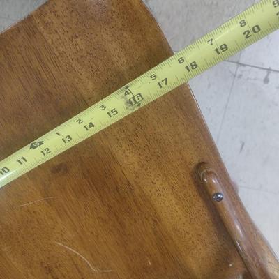 Set of Six Solid Oak Spindle Back Dining Chairs
