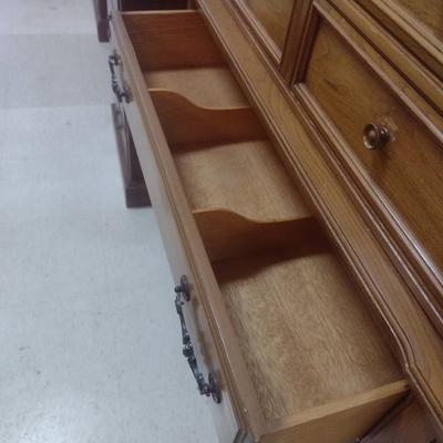 Vintage Six Drawer Tall Boy Dresser