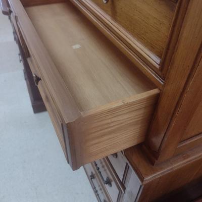 Vintage Six Drawer Tall Boy Dresser