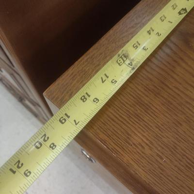 Double Drawer Wood Finish Legal File Sized Cabinet