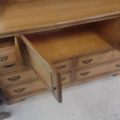 Vintage Ash Two Piece Hutch Top Sideboard