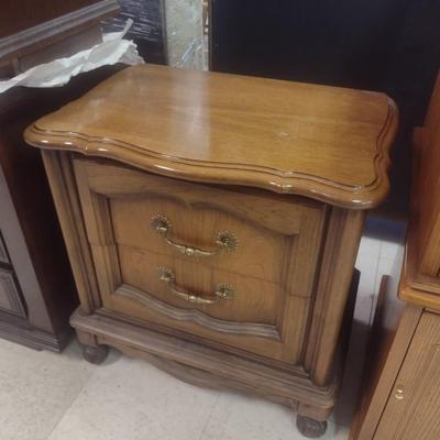 Two Drawer Bedside Dresser