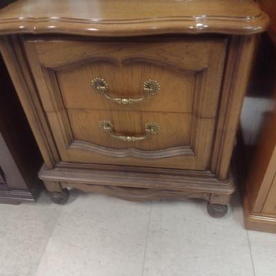 Two Drawer Bedside Dresser