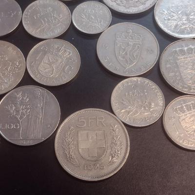 Collection of World Coins Mostly European Various Dates, Denominations and Origin (#102)