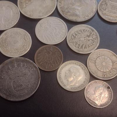 Collection of World Coins Mostly European Various Dates, Denominations and Origin (#103)
