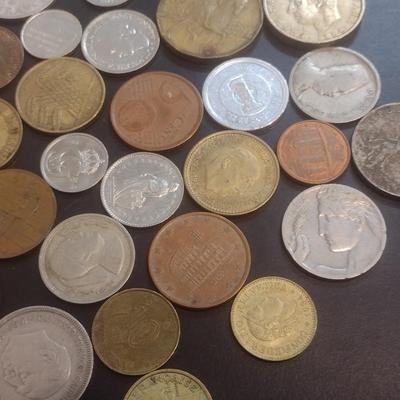 Collection of World Coins European and Asian Various Dates, Denominations and Origin (#104)