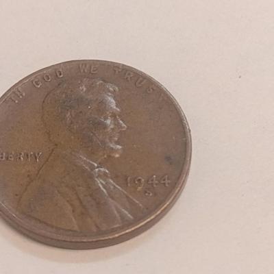 1944-S Rare Mint Mark U. S. Wheat Penny (#107)