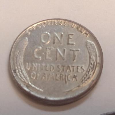 Set of Three U. S. Steel Wheat Pennies 1955, and Two 1943 (#108)