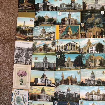 A HUGE LOT OF VINTAGE POSTCARDS