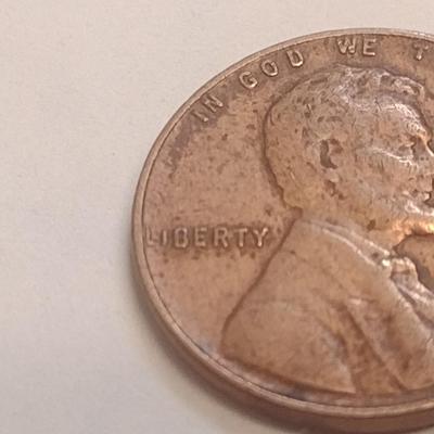 Set of Three U. S. Wheat Pennies 1956-D, 1945, and 1949-D Error (#109)