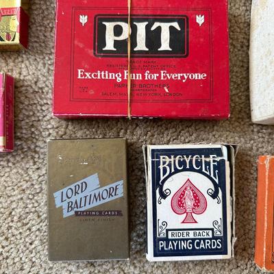 POKER CHIPS, DECKS OF CARDS, HANDY CARD TRAY AND MORE