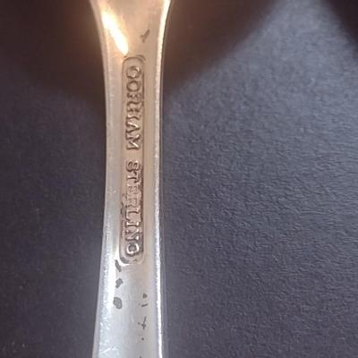 Set of Eight Pieces Sterling Silver Spoons 258 grams (#1)