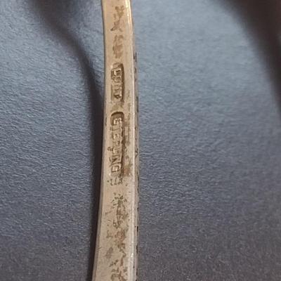 Set of Eight Pieces Sterling Silver Spoons 258 grams (#1)