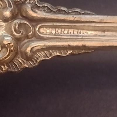 Set of Three Pieces Sterling Silver Serving Utensils 166 grams (#6)